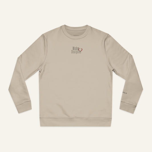 Love Wisdom, Love Discipline Crewneck Sweatshirt
